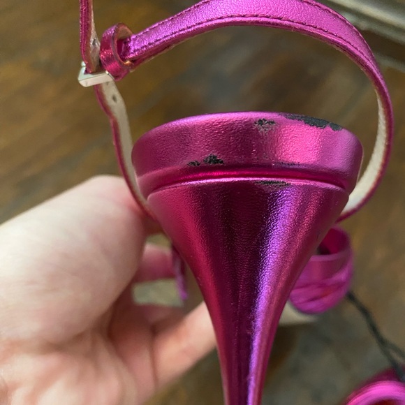 Gucci Pink Slingback Crawford Heeled Sandals - Picture 7 of 10